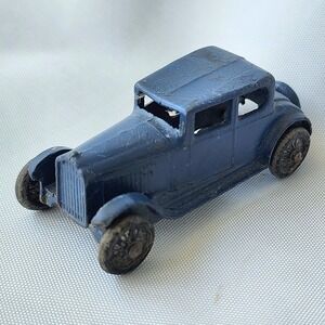 Pre War Tootsietoy 101 Buick Coupe Diecast Toy Car Blue 1920s‎ Original Rare NM